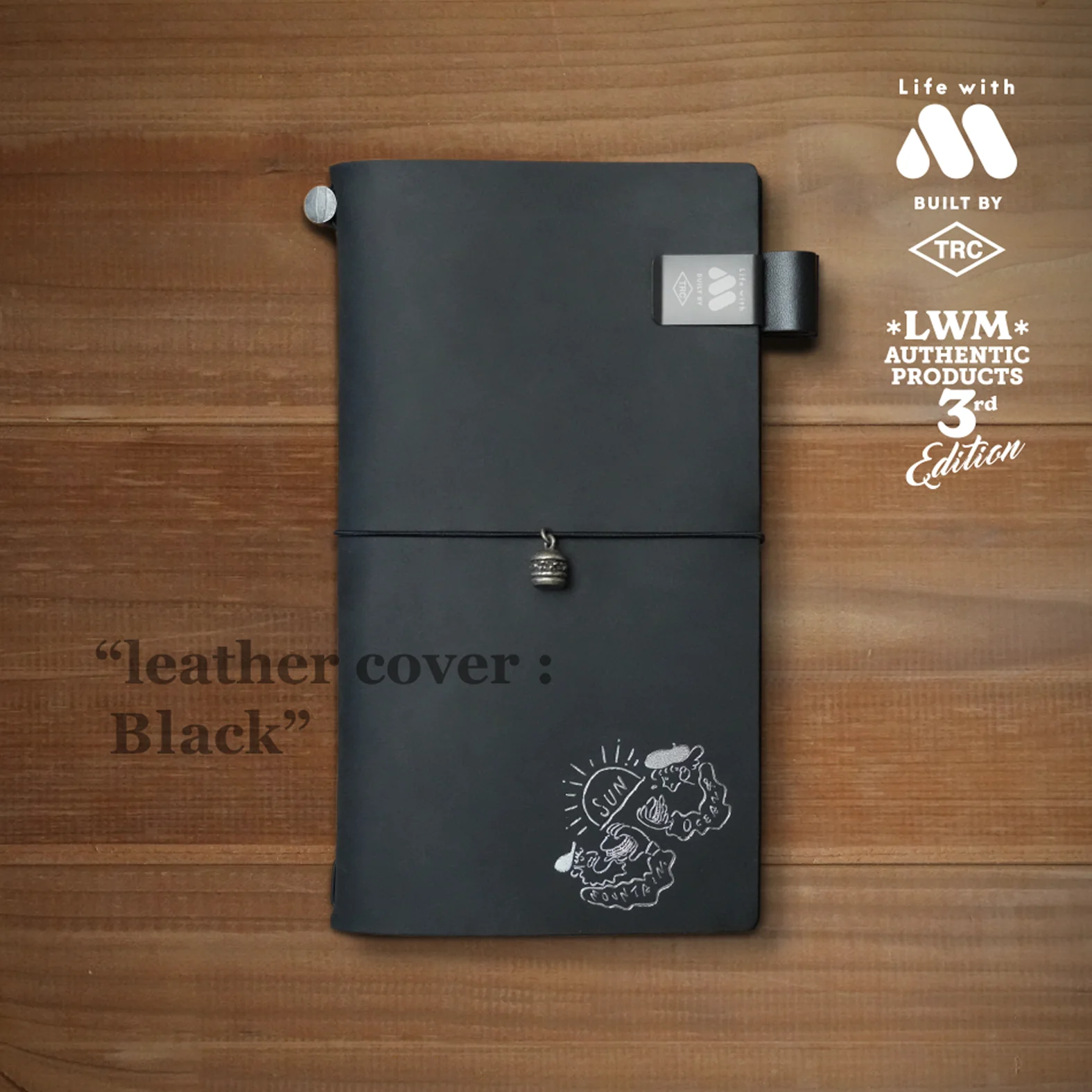 【新品】トラベラーズノート モスバーガー レギュラーサイズ ブラック 10/29販売】TRAVELER'S Notebook Set レギュラーサイズ（ブラック